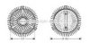 AVA QUALITY COOLING BWC391 Clutch, radiator fan